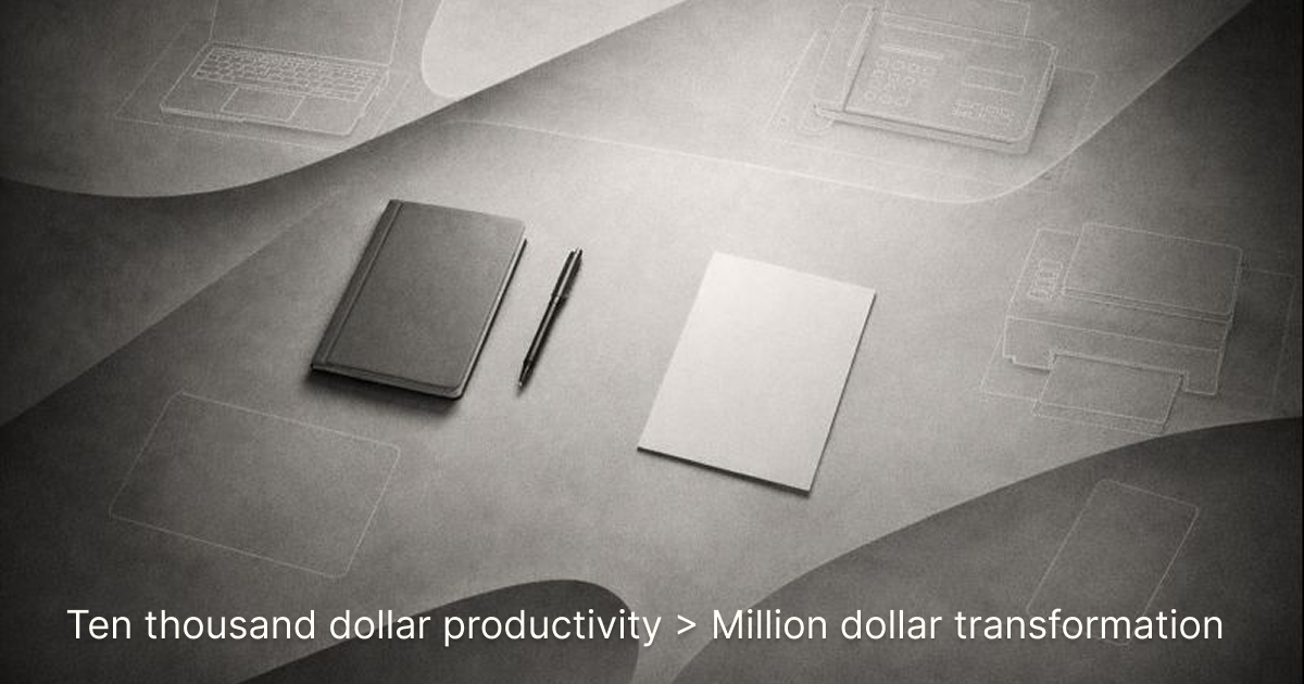 Labor unlock through automation is possible today without investing a single dollar in Databricks, Snowflake, or Accenture